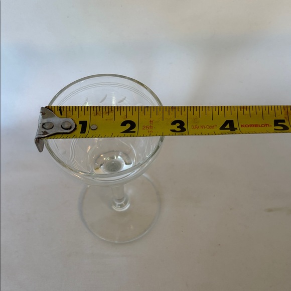 VINTAGE 1950’s SET OF 6 LIQUOR- CORDIAL APERITIF- ETCHED GLASSES & DRINK MIXER - Picture 11 of 14